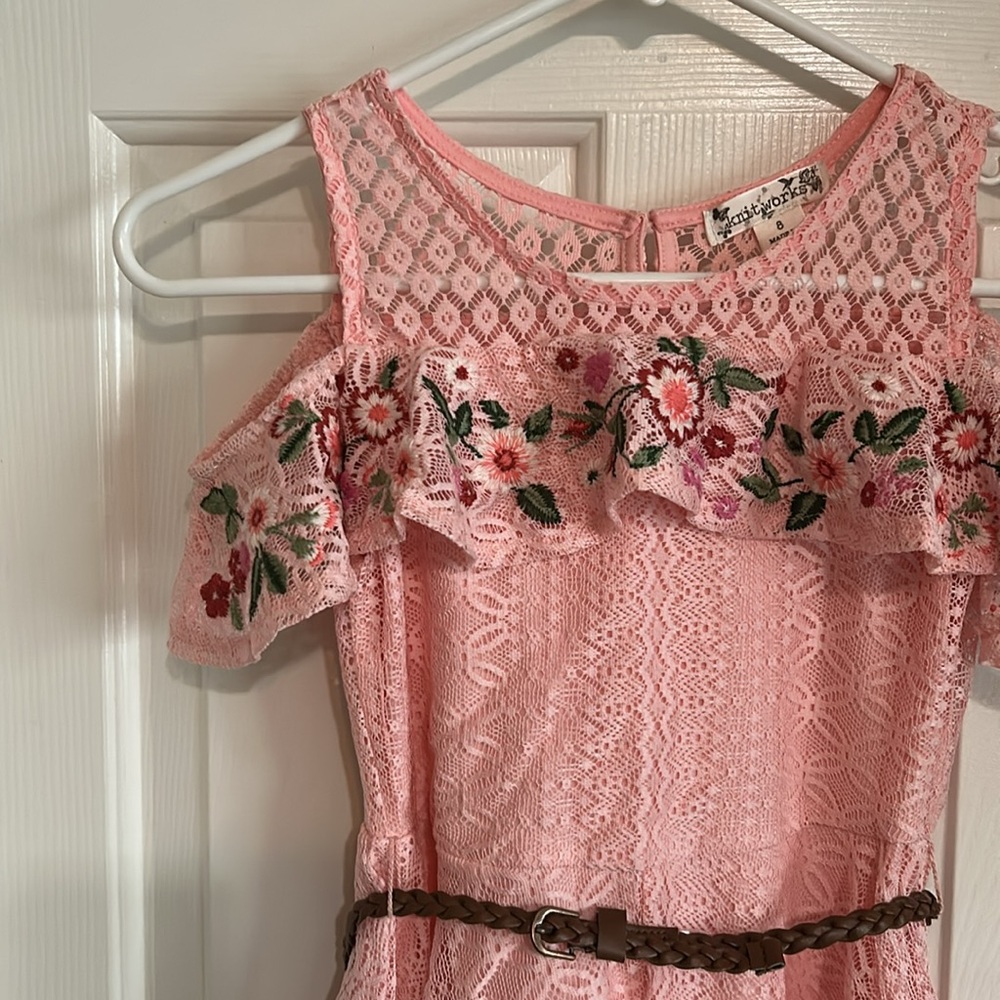 Knitworks Pink Cold Shoulder Sundress